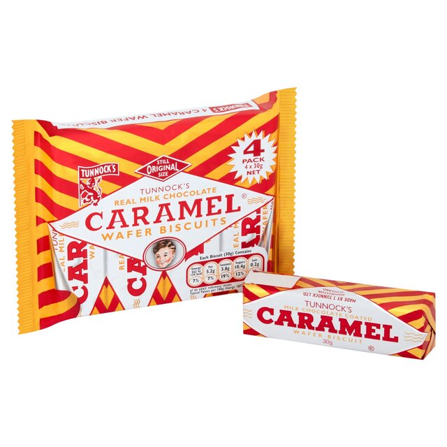 Tunnock's Milk Chocolate Caramel Wafers thumbnail 2