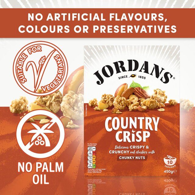 Jordans Country Crisp Chunky Nut Breakfast Cereal thumbnail 3