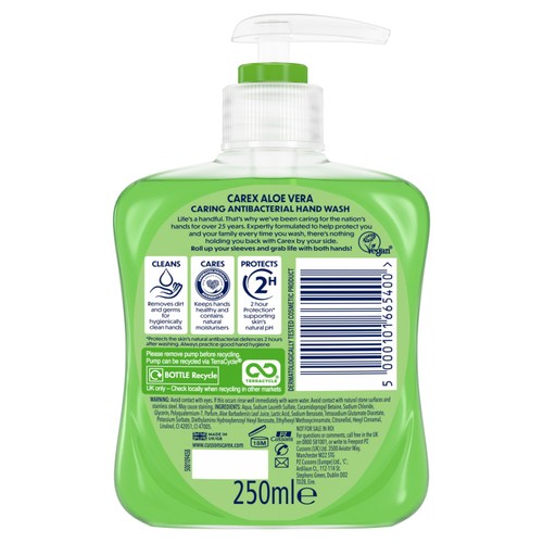 Carex Aloe Vera Antibacterial Handwash thumbnail 2