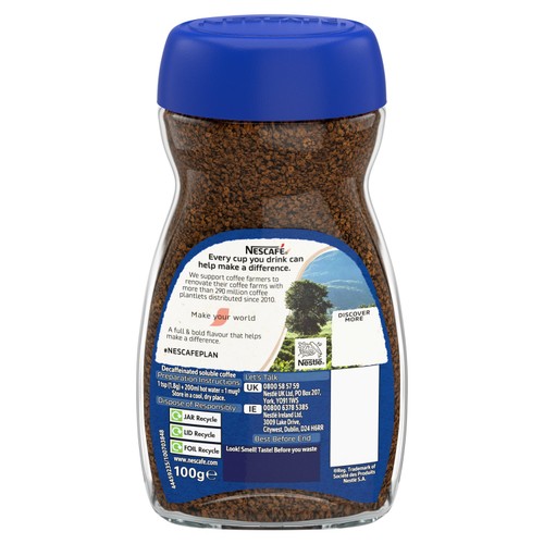 Nescafe Original Decaff Instant Coffee  thumbnail 3