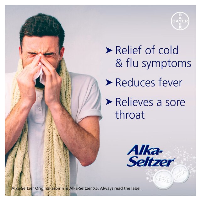 Alka Seltzer Original Pain Relief Effervescent Tablets thumbnail 3