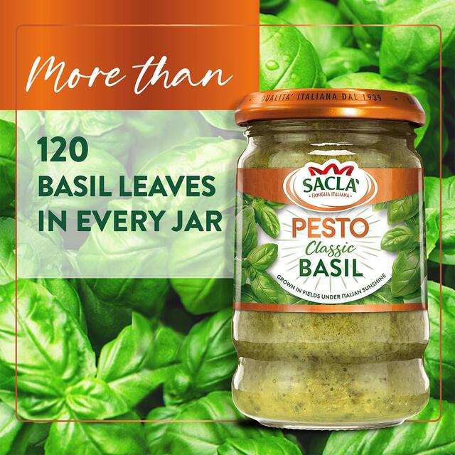 Sacla' Classic Basil Pesto thumbnail 2