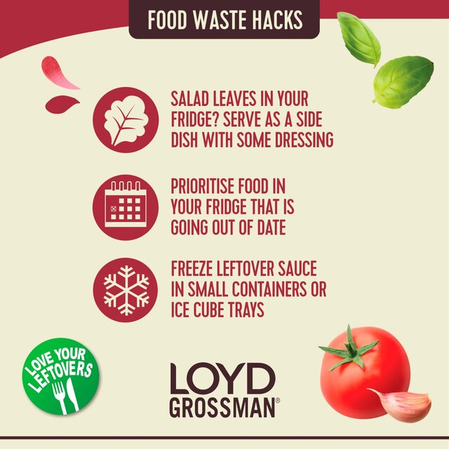 Loyd Grossman Tomato & Basil Pasta Sauce thumbnail 5