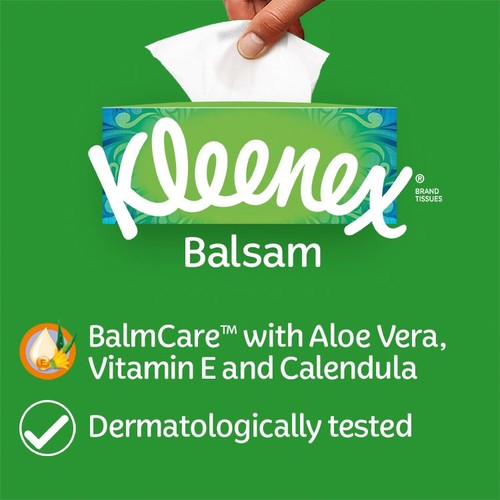 Kleenex Balsam Tissues Box  thumbnail 8
