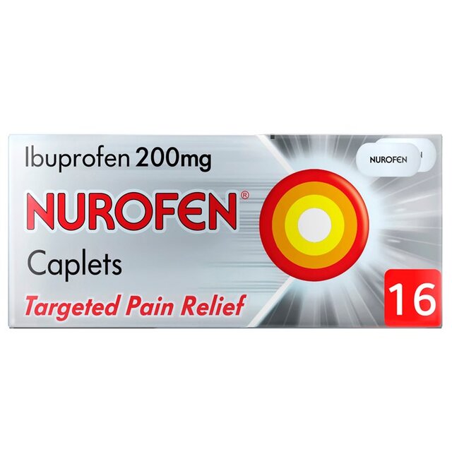 Nurofen Targeted Pain Relief Ibuprofen 200mg Caplets