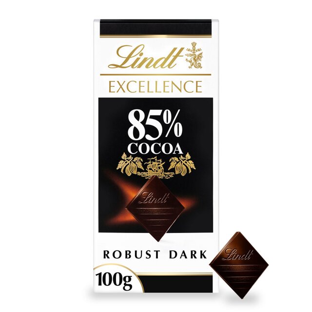 Lindt Excellence 85% Cocoa Dark Chocolate Bar