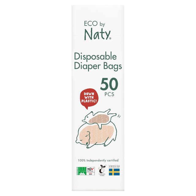 Eco by Naty Nappy Bags Biodegradable Compostable