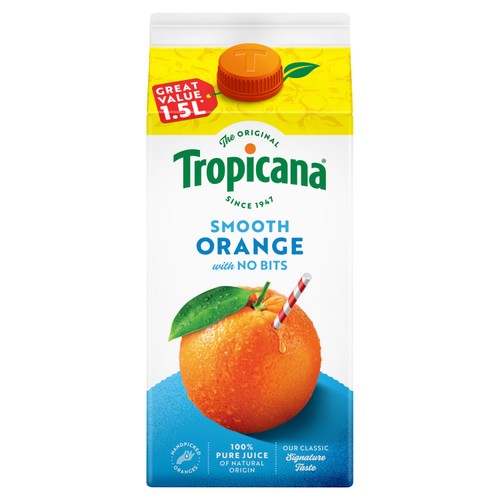 Tropicana Pure Smooth Orange Fruit Juice thumbnail 2