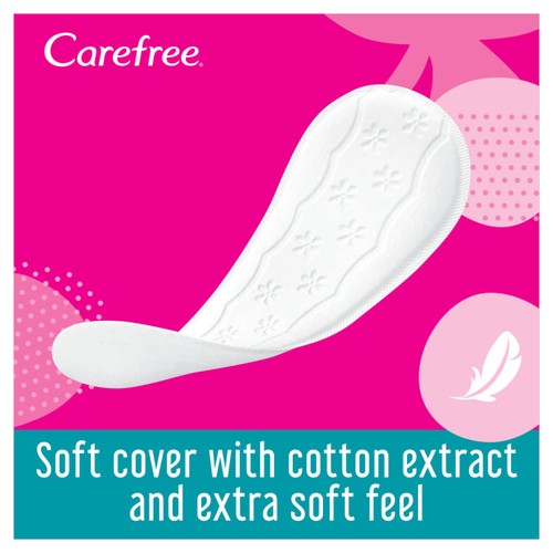 Carefree Cotton Breathable Pantyliners Single Wrapped thumbnail 5