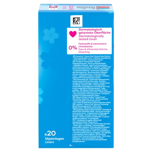 Carefree Cotton Breathable Pantyliners Single Wrapped thumbnail 10