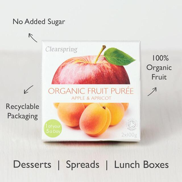 Clearspring Organic Apple & Apricot Dessert thumbnail 3