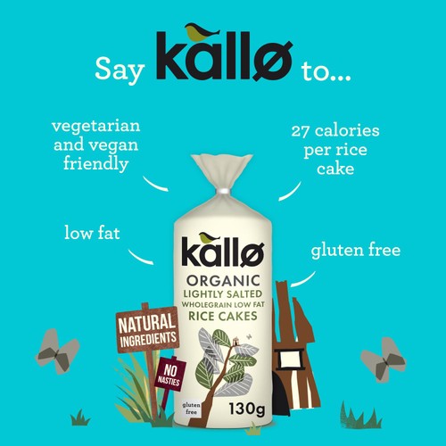 Kallo Organic Thick Slightly Salted Rice Cakes thumbnail 2