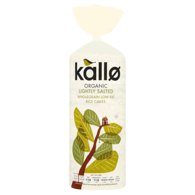 Kallo Organic Thick Slightly Salted Rice Cakes thumbnail 3
