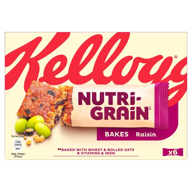 Kellogg's Nutri-Grain Elevenses Bars Raisin Bakes thumbnail 2
