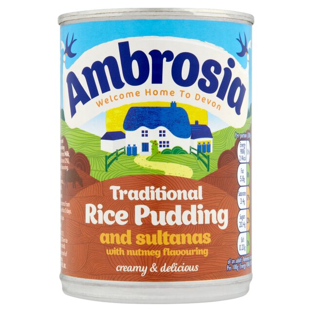 Ambrosia Traditional Rice Pudding Sultanas & Nutmeg thumbnail 2