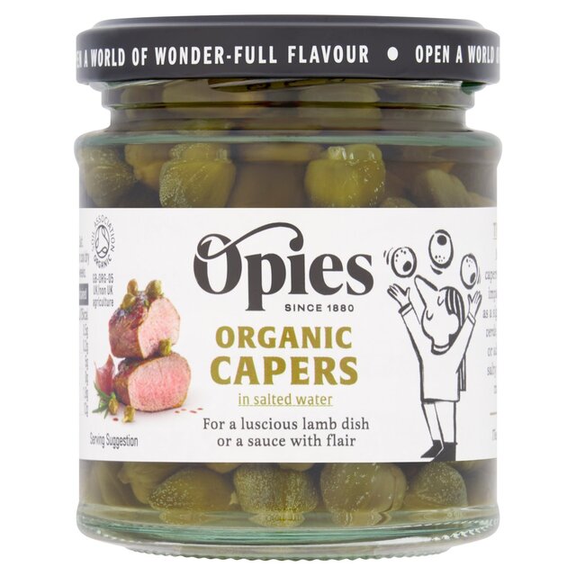 Opies Organic Capers in Spirit Vinegar