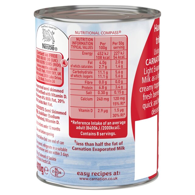 Carnation Light Evaporated Milk thumbnail 4