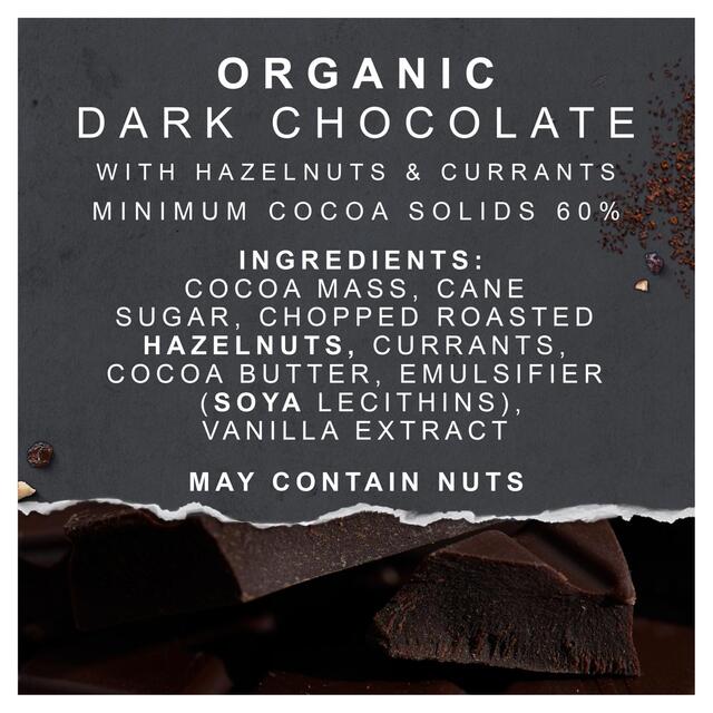 Green & Black's Organic Hazelnut & Currant Dark Chocolate Bar thumbnail 6