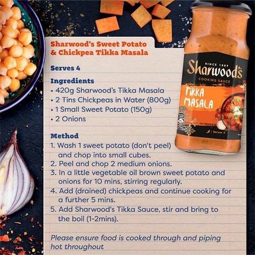 Sharwood's Tikka Masala Indian Curry Sauce thumbnail 2