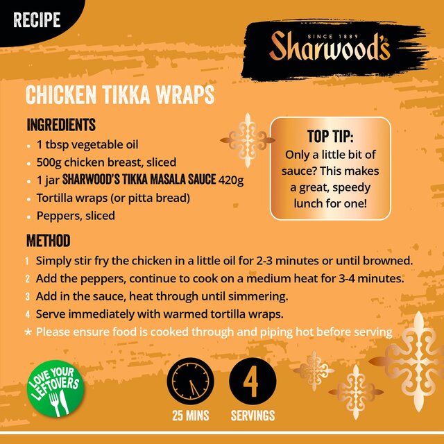 Sharwood's Tikka Masala Sauce thumbnail 4