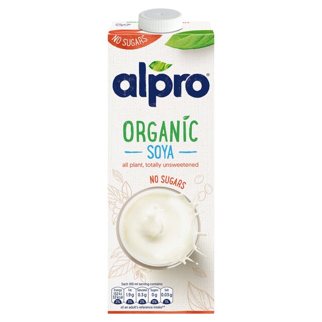 Alpro No Sugars Organic Soya Long Life Drink thumbnail 2