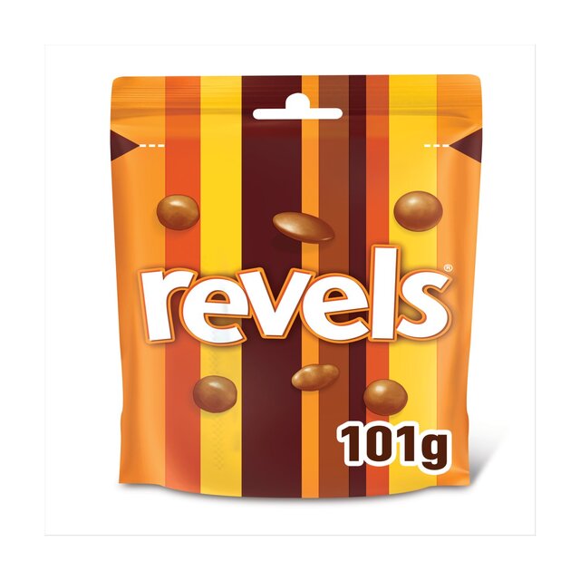 Revels Milk Chocolate with Raisins, Coffee or Orange Bites Pouch Bag