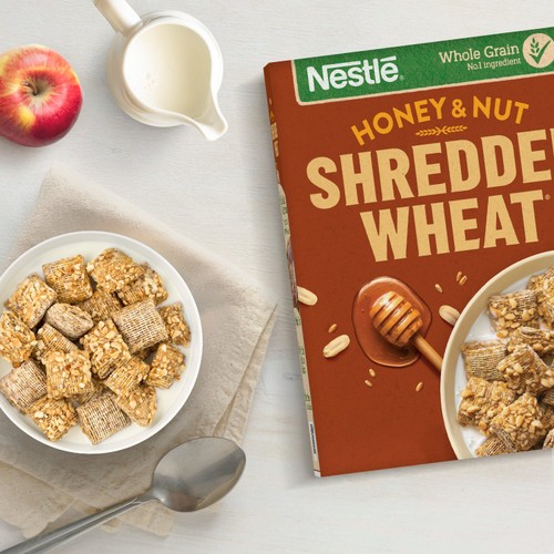 Shredded Wheat Bitesize Honey & Nut Cereal thumbnail 6