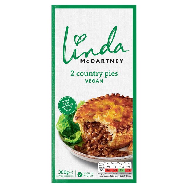 Linda McCartney 2 Frozen Country Pies Deep Fill