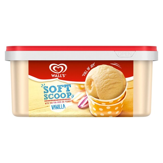 Wall's Soft Scoop Vanilla Ice Cream Tub Dessert thumbnail 2