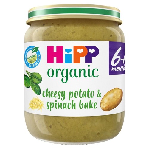 HiPP Organic Cheesy Potato & Spinach Bake Baby Food Jar 6+ Months  thumbnail 2