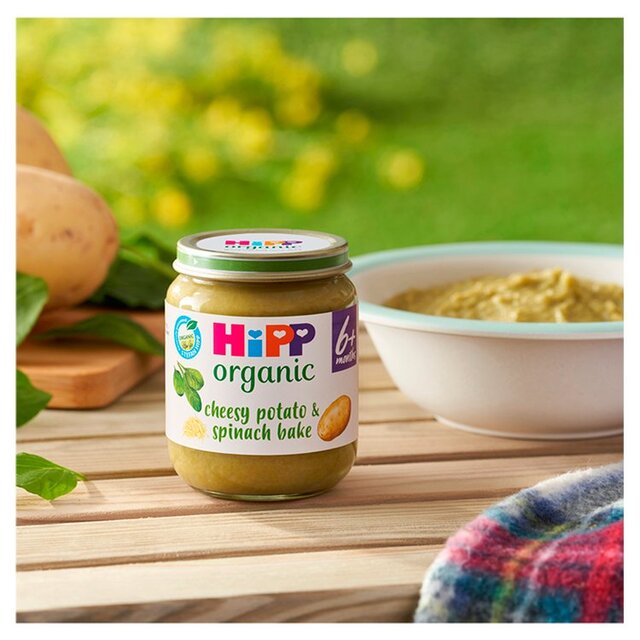HiPP Organic Cheesy Potato & Spinach Bake Baby Food Jar 6+ Months thumbnail 4