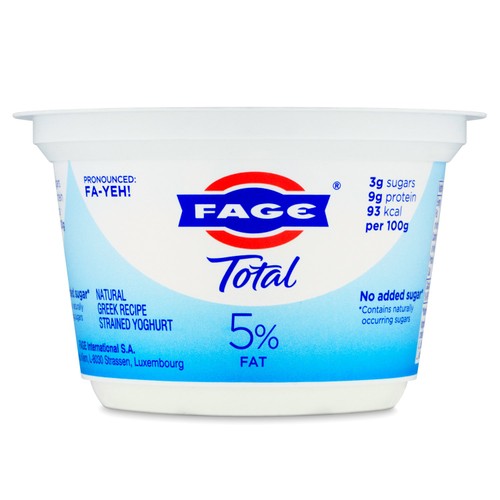 Fage Total 5% Fat Natural Greek Recipe Strained Yoghurt thumbnail 3