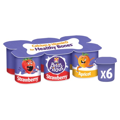 Petits Filous Kids Strawberry & Apricot Fromage Frais