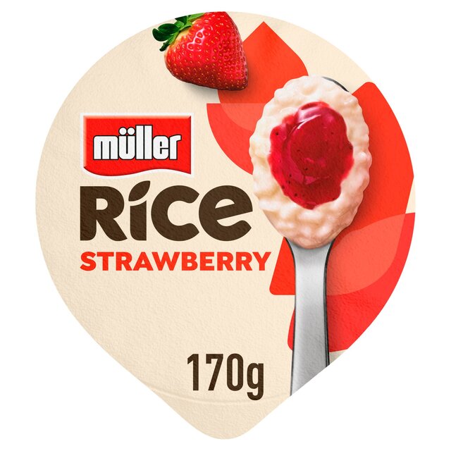 Muller Rice Strawberry Low Fat Pudding Dessert
