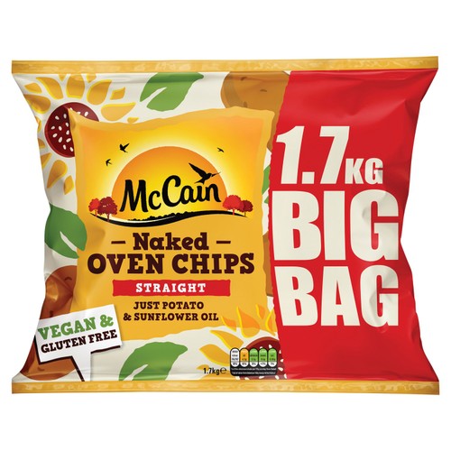 McCain Naked Oven Chips Straight Cut 1.7kg thumbnail 2