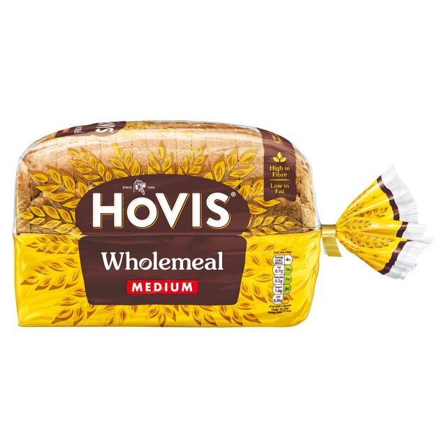 Hovis Tasty Wholemeal Medium Sliced Bread thumbnail 3