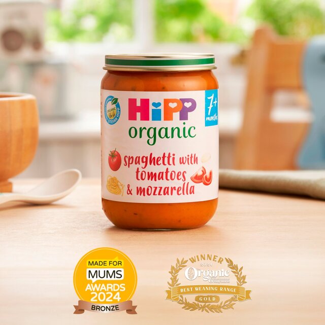 HiPP Organic Spaghetti with Tomatoes & Mozzarella Baby Food Jar 7+ months thumbnail 7