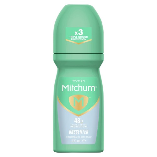 Mitchum Women Advanced Control Unscented Roll On Deodorant