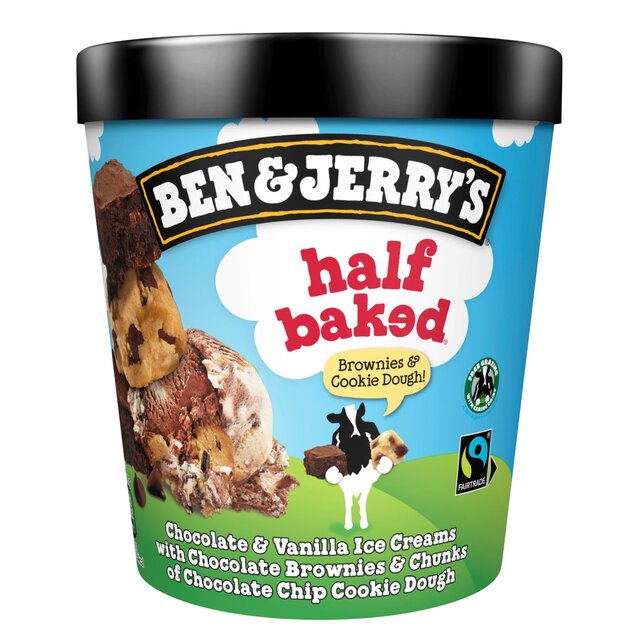 Ben & Jerry's Half Baked Vanilla & Chocolate Ice Cream Tub