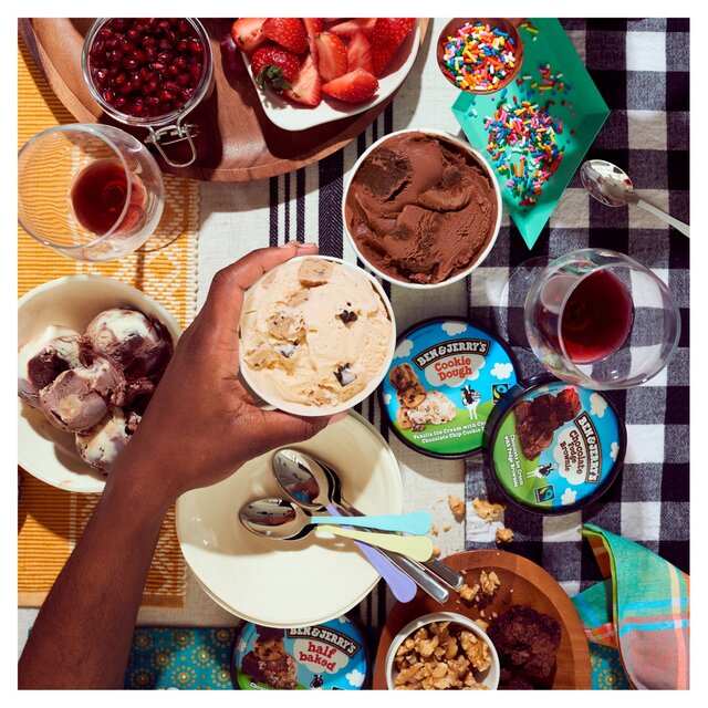 Ben & Jerry's Half Baked Vanilla & Chocolate Ice Cream Tub thumbnail 7