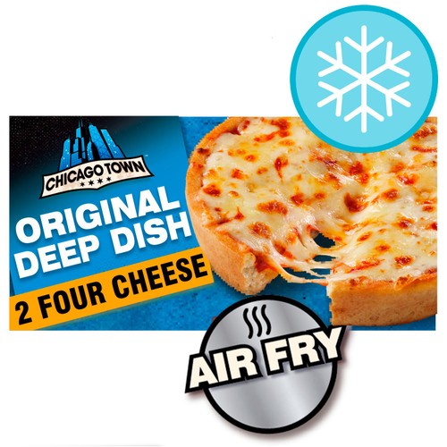 Chicago Town 2 Deep Dish 2 Four Cheese Mini Pizzas thumbnail 2