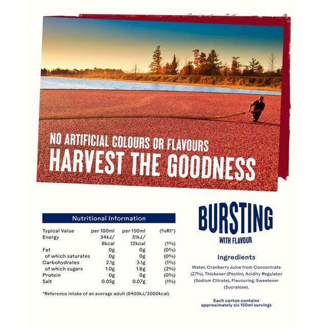 Ocean Spray Classic Light Cranberry thumbnail 4