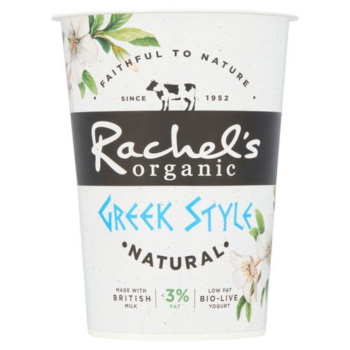 Rachel's Organic Low Fat Greek Style Natural Yogurt thumbnail 2