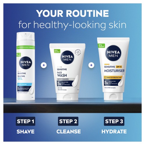 NIVEA MEN Sensitive Shaving Gel with 0 % Alcohol  thumbnail 5