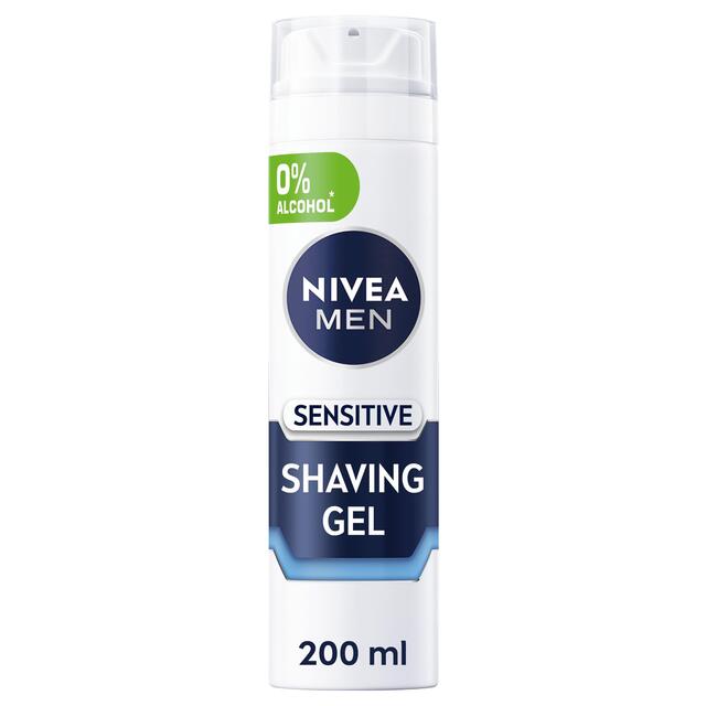 NIVEA MEN Sensitive Shaving Gel with 0 % Alcohol