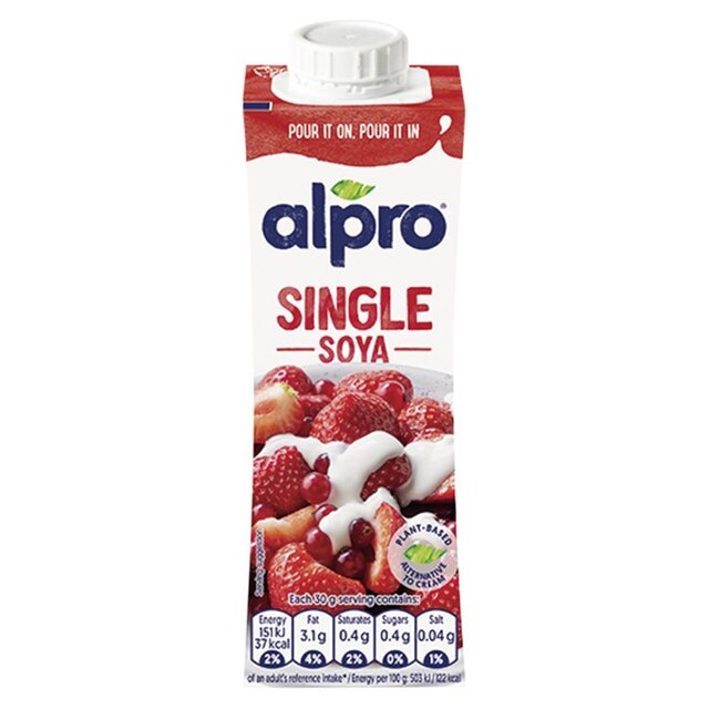 Alpro Soya Long Life Alternative to Single Cream