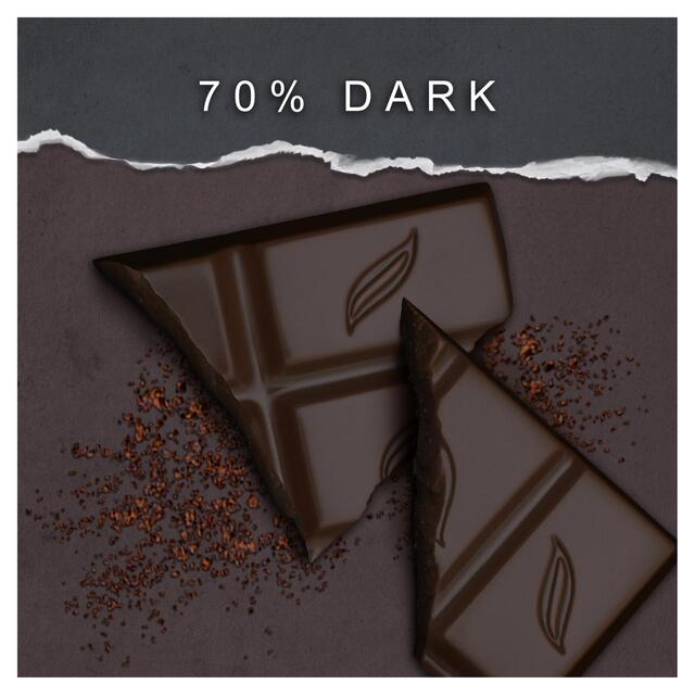 Green & Black's 70% Organic Dark Chocolate Bar thumbnail 4