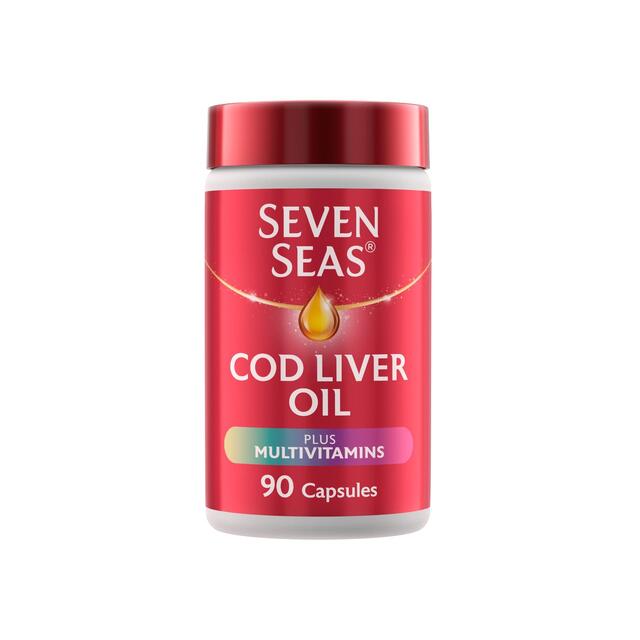 Seven Seas Cod Liver Oil Plus Multivitamins Omega-3 Fish Oil Capsules