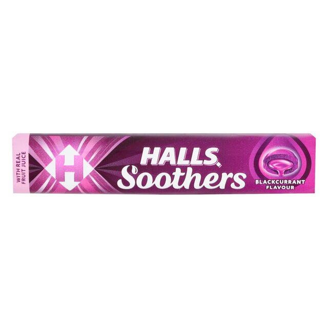 Halls Soothers Blackcurrant Sweets