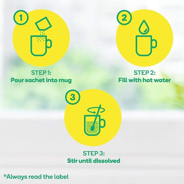 Lemsip Cold & Flu Lemon Sachets Paracetamol Sore Throat thumbnail 2